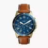 FOSSIL GRANT SPORT CRONOGRAPH LUGGAGE LEATHER