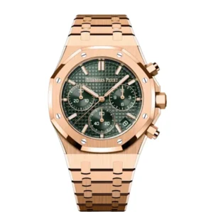 AUDEMARS PIGUET ROYAL OAK CHRONOGRAPH ROSEGOLD (GREEN DIAL)